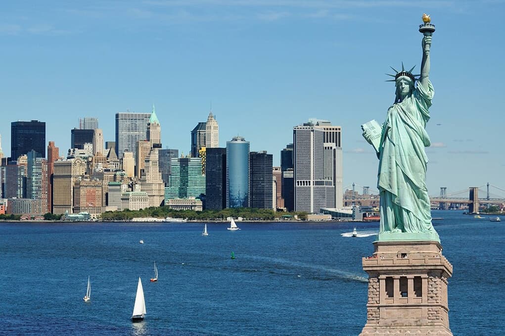 New York & The Statue of Liberty Bus Tour Excursions Details